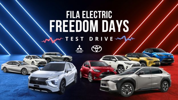 Fila Electric Freedom Days Toyota et Mitsubishi