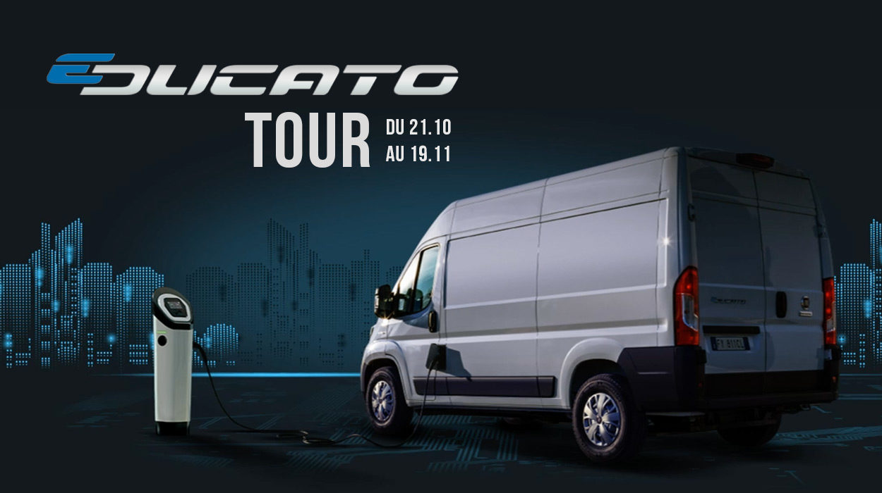 Une tournée électrisante avec le E-Ducato !