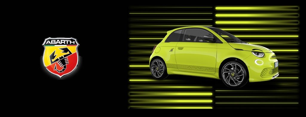 fila Nouvelle Abarth 500e 100% électrique