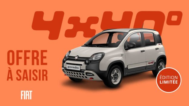 Nouvelle Fiat Panda 4×40°, édition spéciale 40ème anniversaire